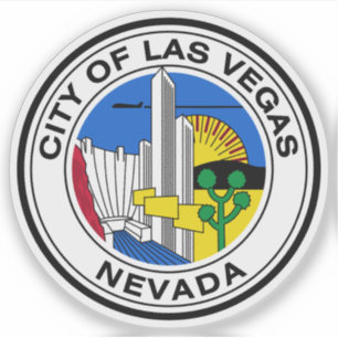 Seal of Las Vegas, Nevada, USA Sticker