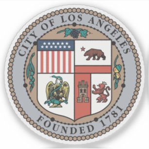 Seal of Los Angeles, California, USA Sticker