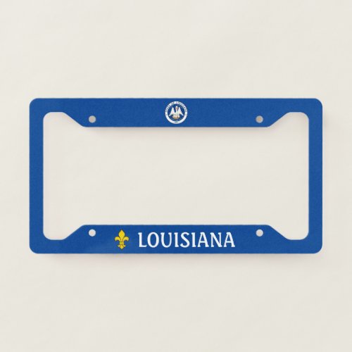 Seal of Louisiana License Plate License Plate Frame