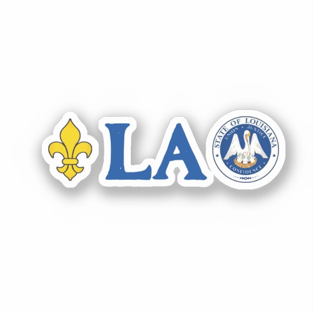 Seal of Louisiana Sticker (Front)