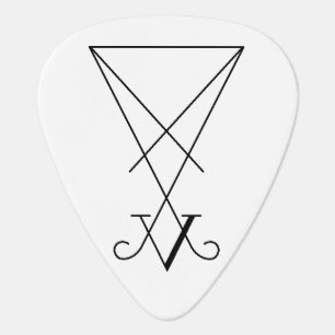 Seal Of Lucifer Guitar Pick