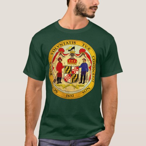seal of Maryland  vintage look  T_Shirt