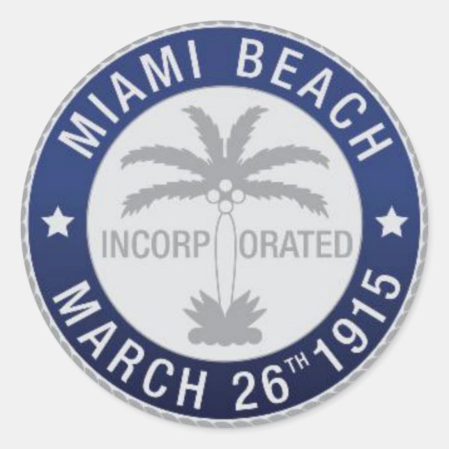 Seal of Miami Beach, Florida (Front)