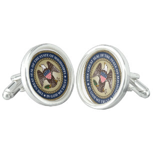 Seal of Mississippi Cufflinks