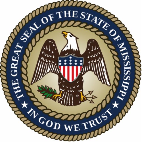 Seal of Mississippi Cutout