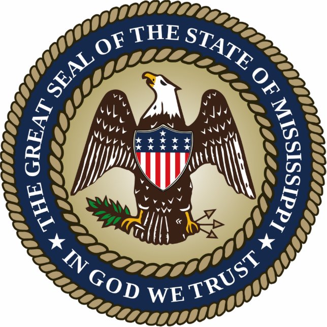 Seal of Mississippi Cutout (Front)