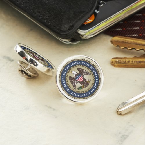 Seal of Mississippi Lapel Pin