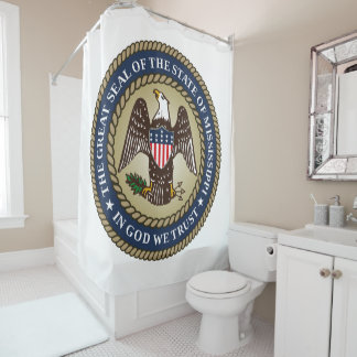Seal of Mississippi Shower Curtain