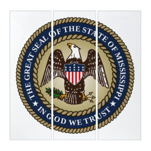 Seal of Mississippi Triptych