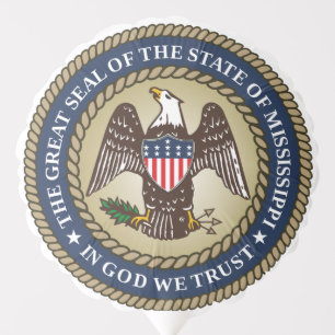 Seal of Mississippi (US State) Balloon