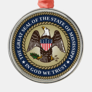 Seal of Mississippi (US State) Ceramic Ornament