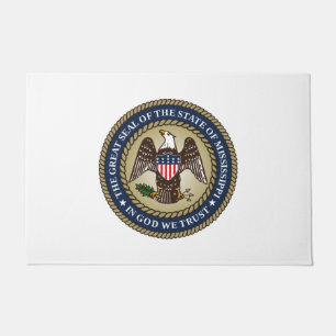 Seal of Mississippi (US State) Doormat