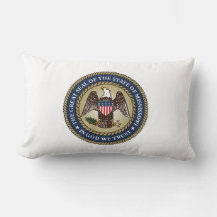 Seal of Mississippi (US State) Lumbar Pillow