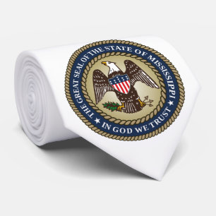 Seal of Mississippi (US State) Neck Tie