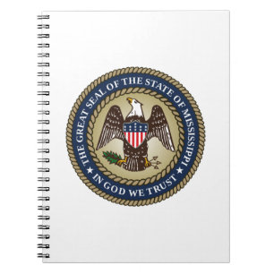 Seal of Mississippi (US State) Notebook