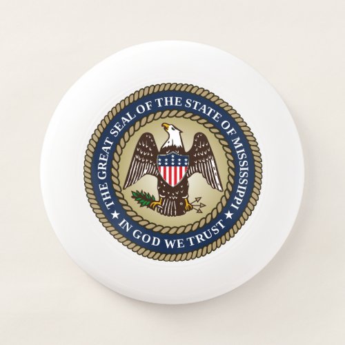 Seal of Mississippi US State Wham_O Frisbee