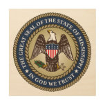 Seal of Mississippi Wood Wall Art