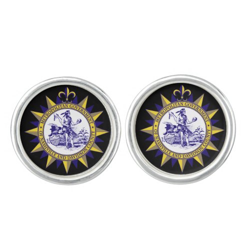 Seal of Nashville Tennessee Cufflinks