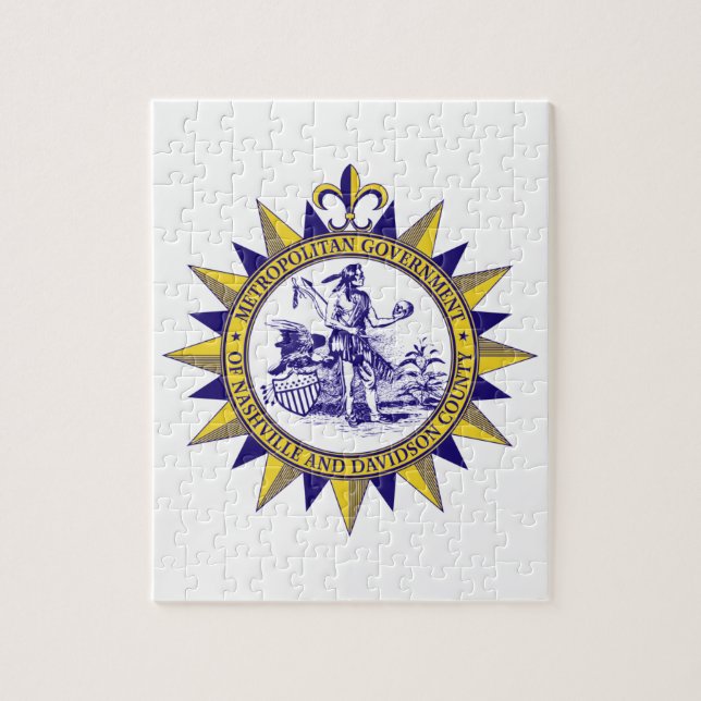 Seal of Nashville (Tennessee) Jigsaw Puzzle (Vertical)