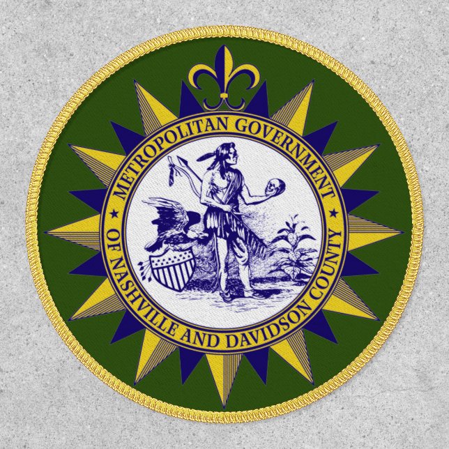 Seal of Nashville, Tennessee Patch (Front)