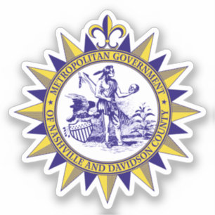 Seal of Nashville, Tennessee Sticker