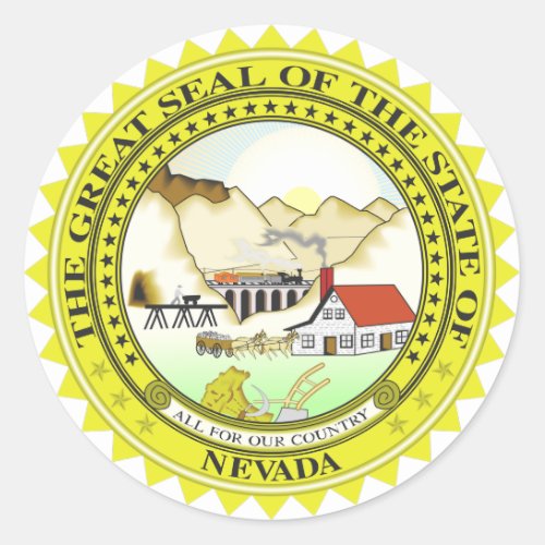 Seal of Nevada Flags of the World