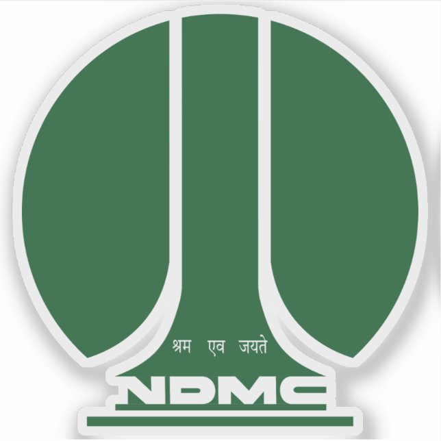 Seal of New Delhi, India Sticker (Front)