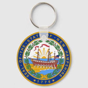 SEAL OF NEW HAMPSHIRE KEYCHAIN