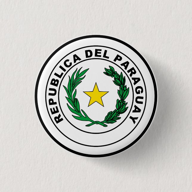 Seal of Paraguay Button (Front)
