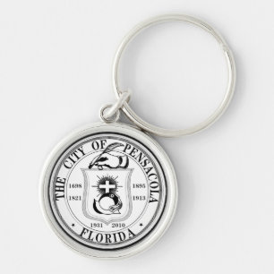 Seal of Pensacola, Florida Keychain