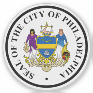 Seal of Philadelphia, Pennsylvania, USA Sticker