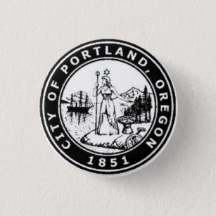 Seal of Portland, Oregon Pinback Button