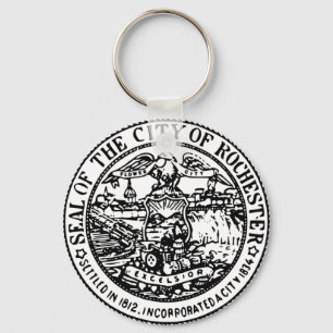 Seal of Rochester, NY Keychain