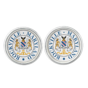 Seal of Rockville, Maryland Cufflinks