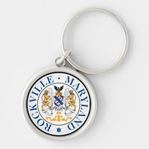 Seal of Rockville Maryland  Keychain