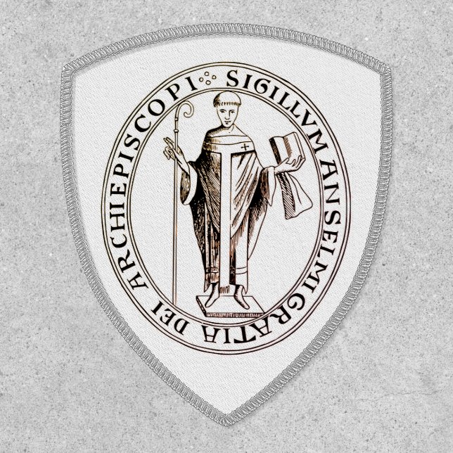Seal of Saint Anselm of Canterbury Patch (Front)