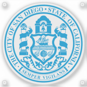 Seal of San Diego, California, USA Sticker