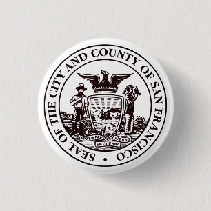 Seal of San Francisco, CA Button