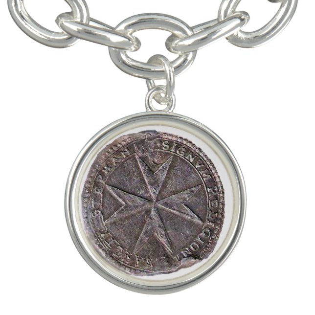 Seal of St. Stephen Tuscany Medici Charm Bracelet (Design)