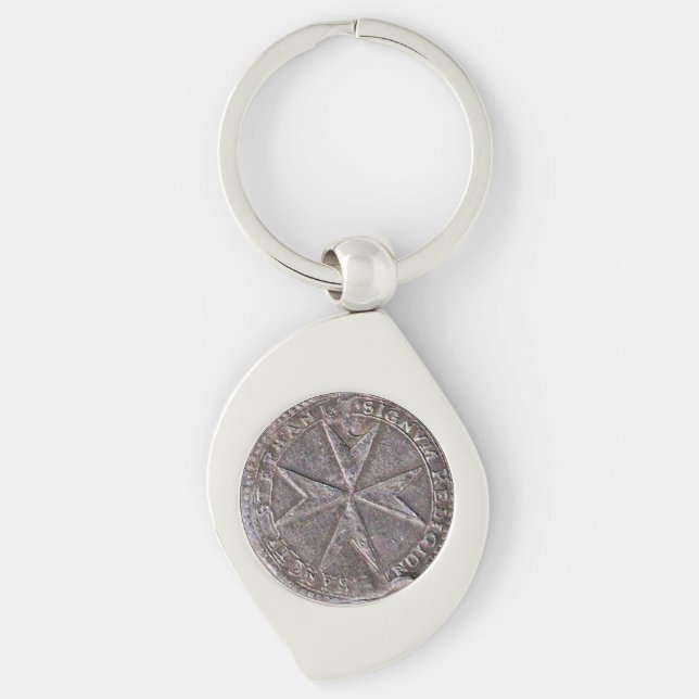 Seal of St. Stephen Tuscany Medici Keychain (Front)