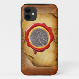 Seal of St. Stephen Tuscany Medici WAX parchment iPhone 11 Case