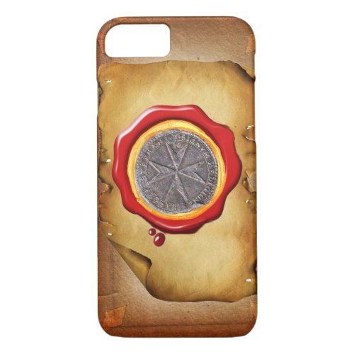 Seal of St Stephen Tuscany Medici WAX parchment iPhone 87 Case