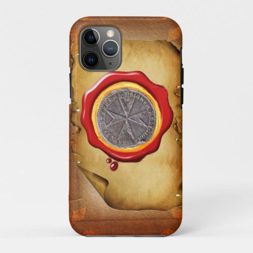 Seal of St Stephen Tuscany Medici WAX parchment iPhone 11 Pro Case