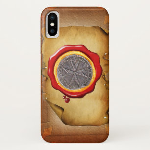 Seal of St. Stephen Tuscany Medici WAX parchment iPhone X Case
