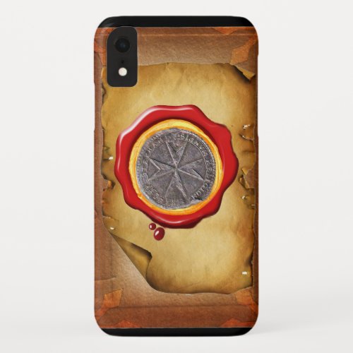 Seal of St Stephen Tuscany Medici WAX parchment iPhone XR Case