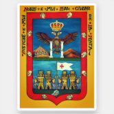 Coat of arms of Bolivia and National Emblem Sticker for Sale by webdango