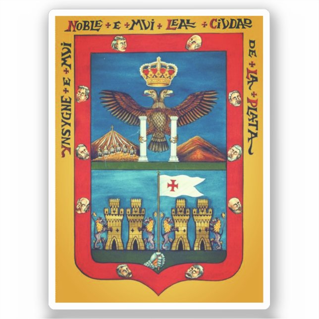 Seal of Sucre, Bolivia Sticker (Front)