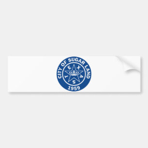 Seal of Sugar Land (Texas) Bumper Sticker