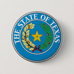 Seal of Texas Pinback Button