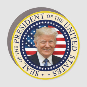 Seal of the 47th President Trump won 2024 Car Magnet